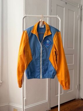 Vtg Levi’s Keep Movin’ On 1984 Olympic Games official staff women’s patch jacket